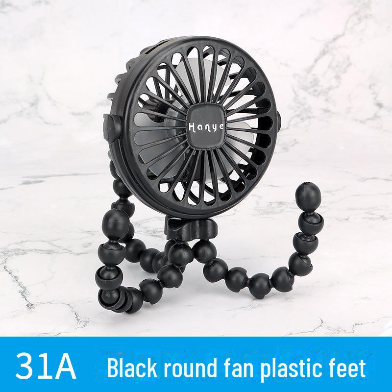 Versatile Portable Mini Fan: Hangable, Standable, or Wrappable - Ideal for Dorms and Outdoor Use