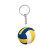 Leather Key Ring Basketball Football Baseball Theme Pocket Hug Keychain for Gift Card Holders and Daily Accessories