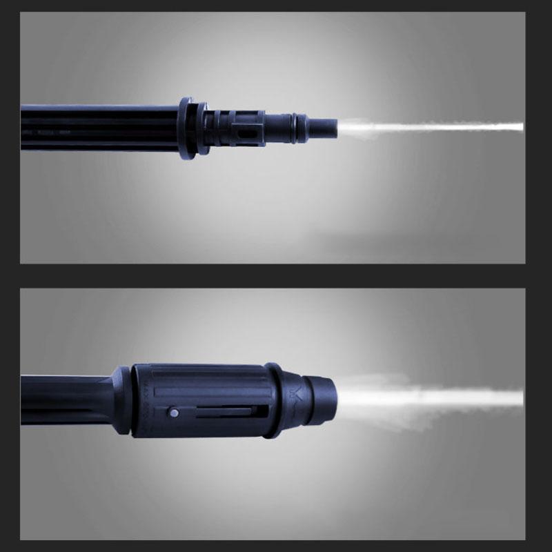 158VF Schwarz Allgemeiner Garten-Wasserpistolen-Sprinkler Drahtlose Hochdruck-Wasserpistole Tragbares Autowasch-Reinigungswerkzeug