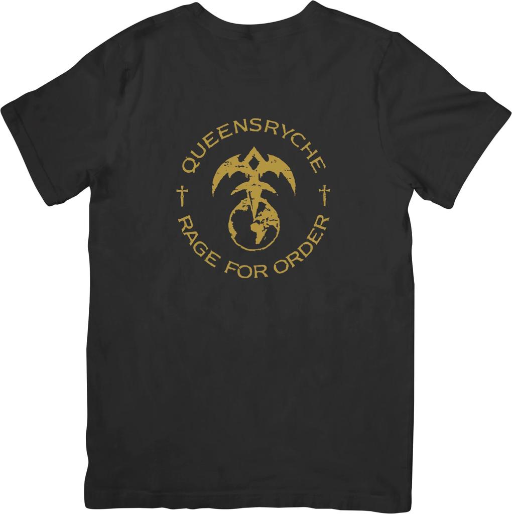 Queensryche Music Unisex Fit for Men & Women Quality Cotton T-Shirt Black