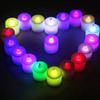 12pcs Mini LED Candle Lights, Flameless LED Tea Lights Candles, Reusable Night Lamp, Votive Tealight, Romantic Home Decor
