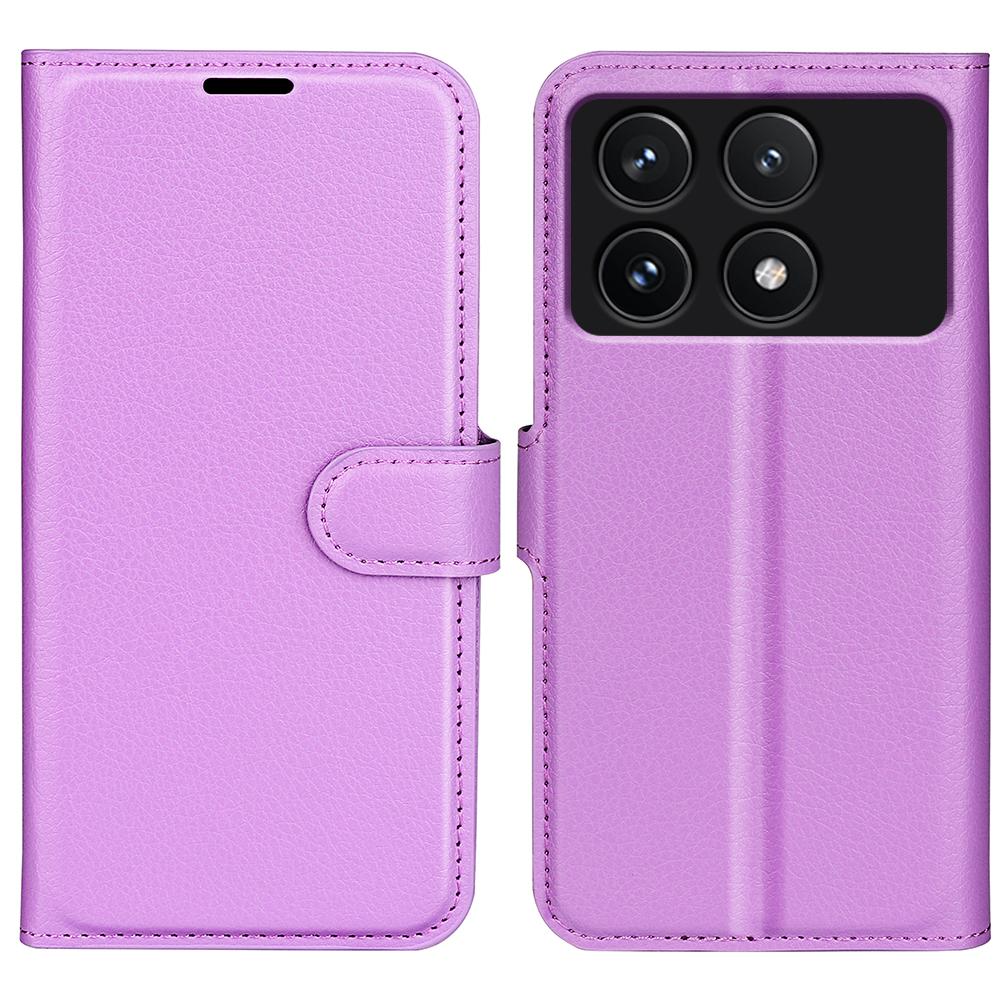 For Xiaomi Poco F6 Pro 5G/Redmi K70 5G/K70 Pro 5G Case PU Leather Card Slots Pocket Stand Phone Cover