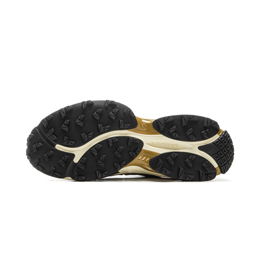 Li Ning Cloud Leopard Reflective Trendy Sports Non-Slip Rebound Mid-Top Casual Shoes Unisex Casual Shoes Gray Blue AZGV069-2