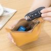 New creative vegetable tanned cowhide mini dumpling change bag women, niche coin key storage bag