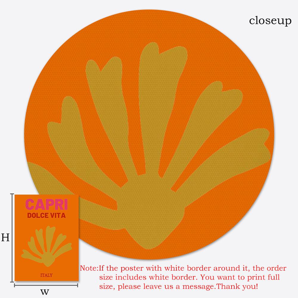 Colorful Travel Poster Maximalist Art Print Mykonos Ibiza Maimi Bondi Canvas Painting Wall Picture For Living Room Bedroom Decor