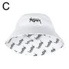 Double-sided Bucket Hat Men Women Summer Basin Cap Hip Hop Graffiti Fishing Fisherman Hat Retro Pattern Packable Sun Protection