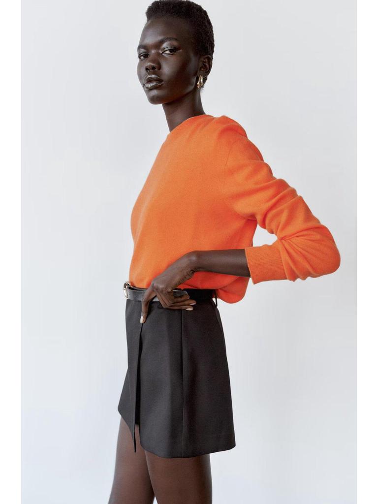 Belted Asymmetrical Double-Breasted High Waist Slimming Shorts - Spring/Summer 2025 Collection