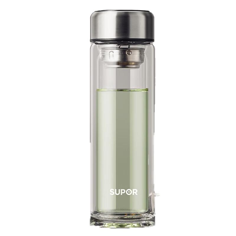 SUPOR Double-Layer Heat-Resistant Glass Cup