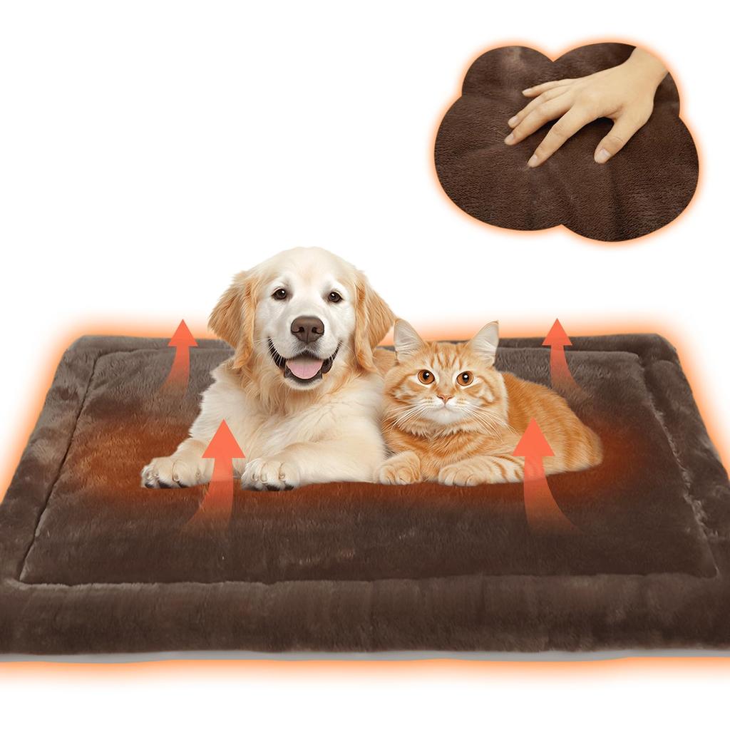 SunshineLife Double Warm Double Insulated Thick Pet Mat for Dogs and Teijin Preshcall Z Photocatalytic CICA Washable Pet Pad Bed Mat for Graphene Far