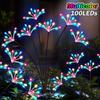 Solar powered fireworks light 60/80/100LED fairy light suitable for Christmas, New Year, winter festivals, camping, garden, wedding, party