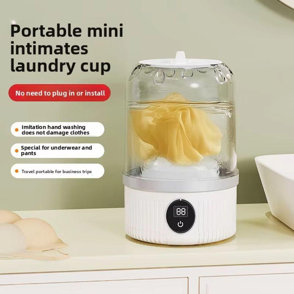 Cordless Portable Washing Machine Rechargeable Mini Washer  Socks Underwear Cleaning