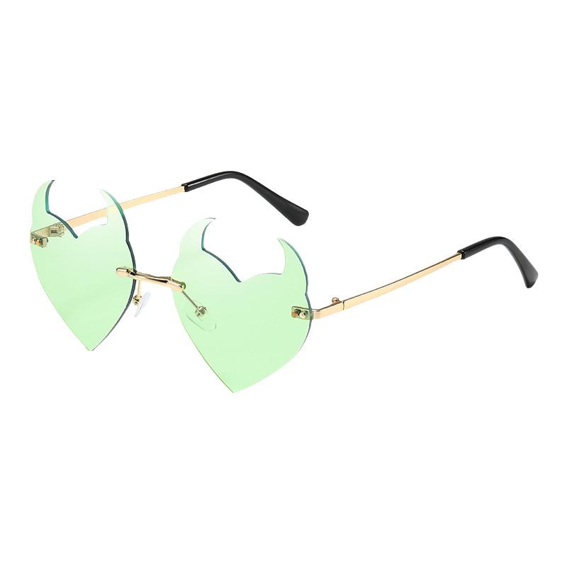 Trendy Stylish Irregular Sunglasses For Parties And Festivals With Uv380 Protection