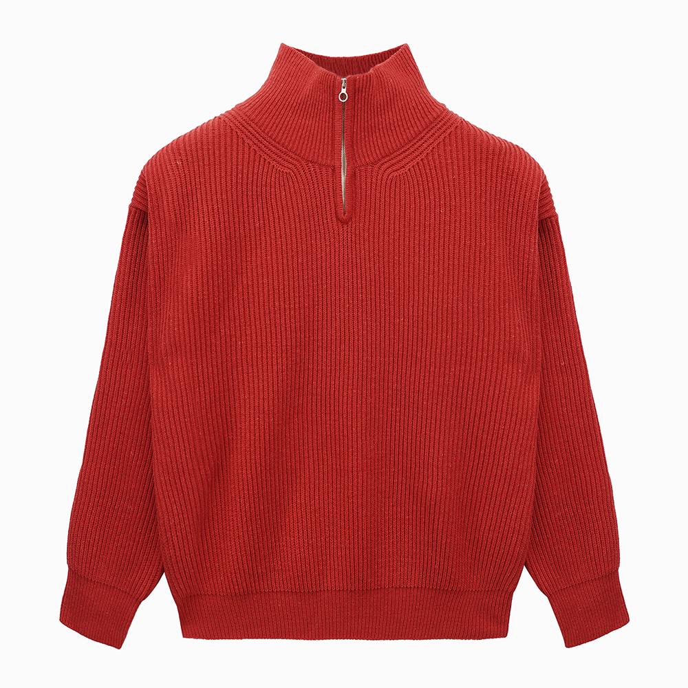I Earth Half Zipup [Red] Red/Free