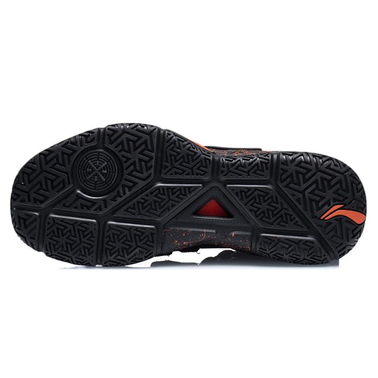 Li Ning Wade Block Textile, Synthetic Leather Cushioning Slip Resistant Abrasion Resistant Coverage Support Low top ABPR065-6