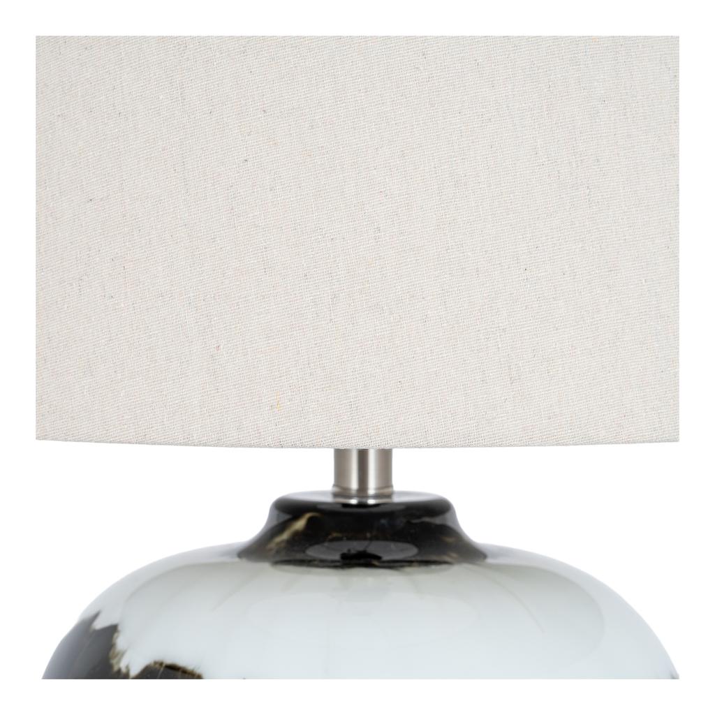 Hill Interiors Midnight Shadows Linen Table Lamp