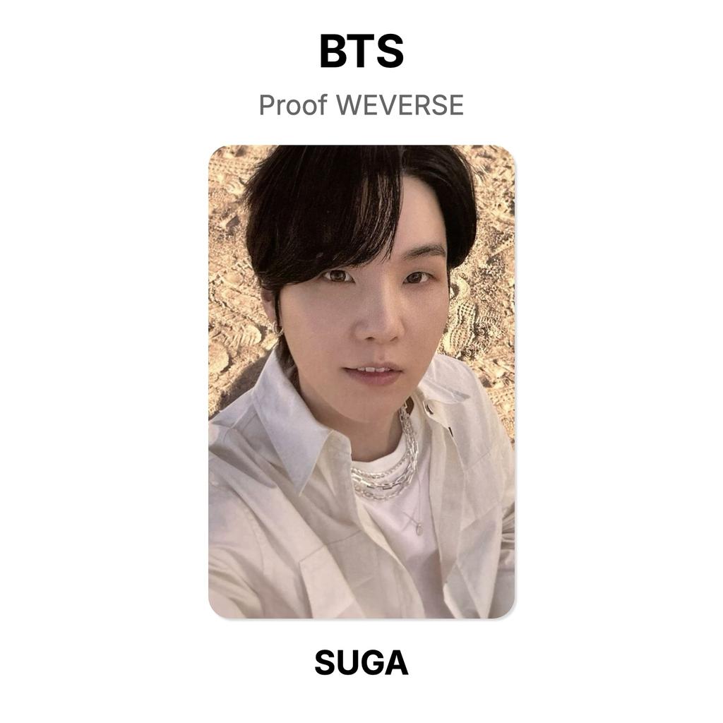 BTS Proof WEVERSE Official Photocard