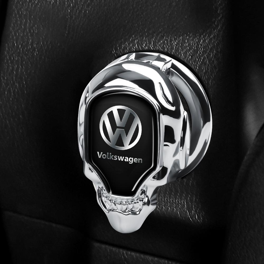 Car Engine Start Stop Button Protection Cover Sticker For Volkswagen VW Golf MTM Polo Blue 4 Motion Passat Scirocco Beetle Jetta