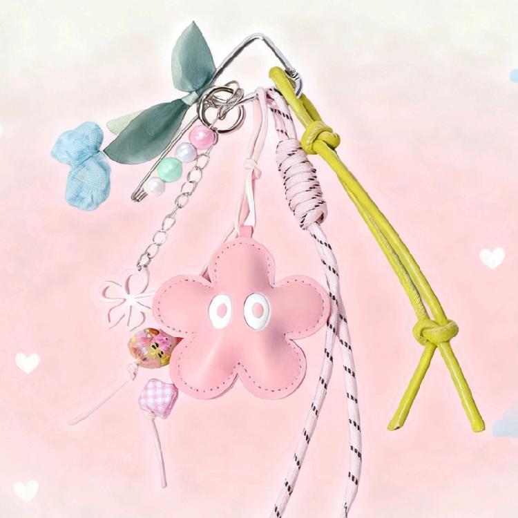 Portachiavi Corda Intrecciata Ciondoli per Borsa Ornamento da Appendere per Borsa Accessori per Borsa Ciondolo per Zaino per Donne Ragazze Regali