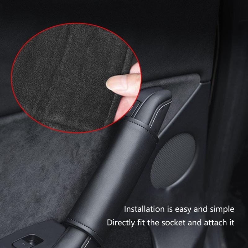 Car Interior Door Handle Cover For  PU Leather Protective Case