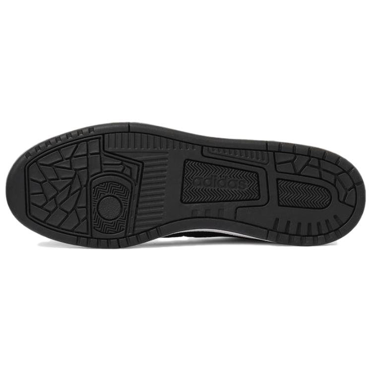 Adidas Break Start Synthetic Leather Trendy Comfortable Non-Slip Wear-Resistant Low-Top Skate Shoes Unisex Sneakers Black JR8151