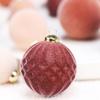 35pcs Reusable Christmas Velvet Ball Pendant Flocked Xmas Tree Ornaments  Home New Year Decorations
