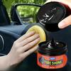 Car Scratch Remover Polish 50g Interior Exterior Plastic Rubber Trim Wax Durable Shine Coating