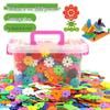 Educational Snowflake Interlocking Building Blocks for Children - Early Education Toys