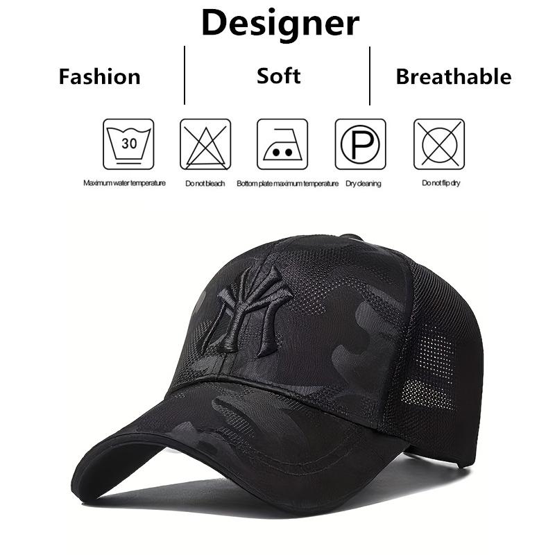 Unisex My Letter Embroidery Baseball Cap Outdoor Adjustable Spring Summer Sunscreen Hat Sports Golf Cap