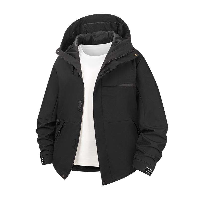 Unisex 3-in-1 Windproof Waterproof Mountaineering Jacket with Fleece Liner for Autumn and Winter
