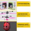 Flying Ball Fly Toys Cartoon Design With Remote Outdoor Play USB Charging Red Blue Plastic Children Gift RC Helicopter