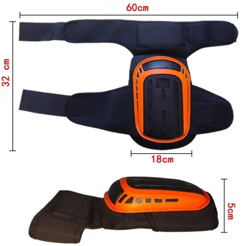 2PCS Knee Pads for Work-Heavy Duty Support Kneepads with Gel Cushion and Anti-Slip Straps for Construction, Flooring, Gardening
