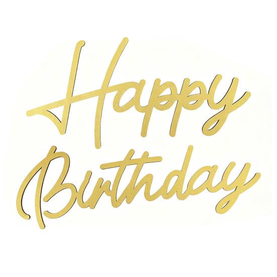 Happy Birthday Wooden Sign Reusable Happy Birthday Letters Sign for Balloon Arch Backdrop Wall Decoration Photo Prop