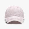 Custom Logo Distressed Baseball Cap Vintage Washed Ripped Cotton Dad Hat Frayed Brim Y2K Streetwear Sun Hat For Men Women