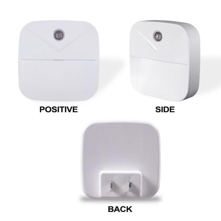 LED Night Light Wireless Light Control Sensor  Dusk-to-Dawn Night Lights For Baby Kids Bedside Bedroom Corridor Lamp EU US Plug