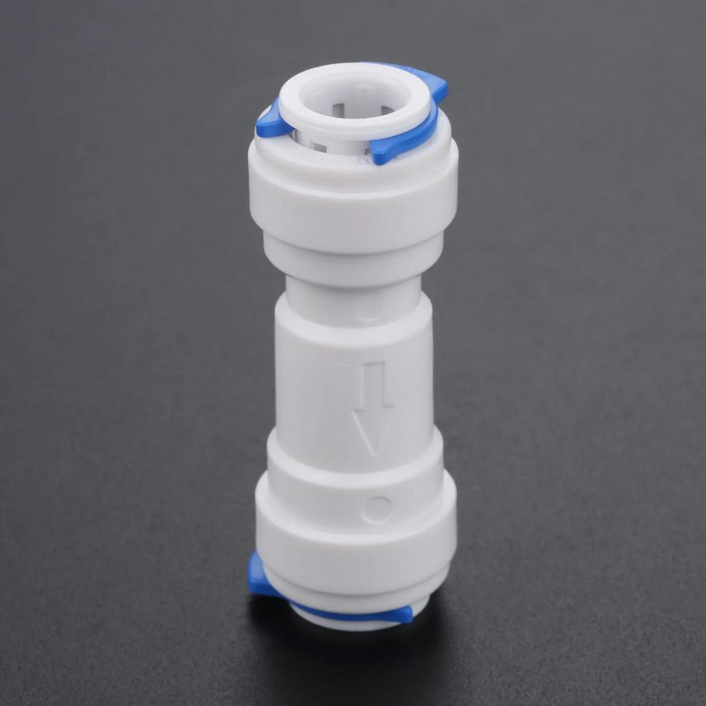3/8" (9.5mm) Pushfit Tube Non-Return One Way Check Valve For RO Water Filter System Reverse Osmosis RO Water System Purifier 1pc