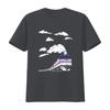 Super Fun Youth Train T shirt For Kids Children Boys Girls vintage Washed Soft fashion Top For Everyday Wear Stylish Slightly