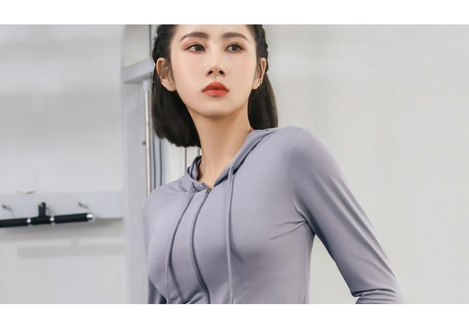 2022 Women's Quick-Dry Breathable Sports Jacket - Elastic Fitness Long Sleeve for Running & Yoga
