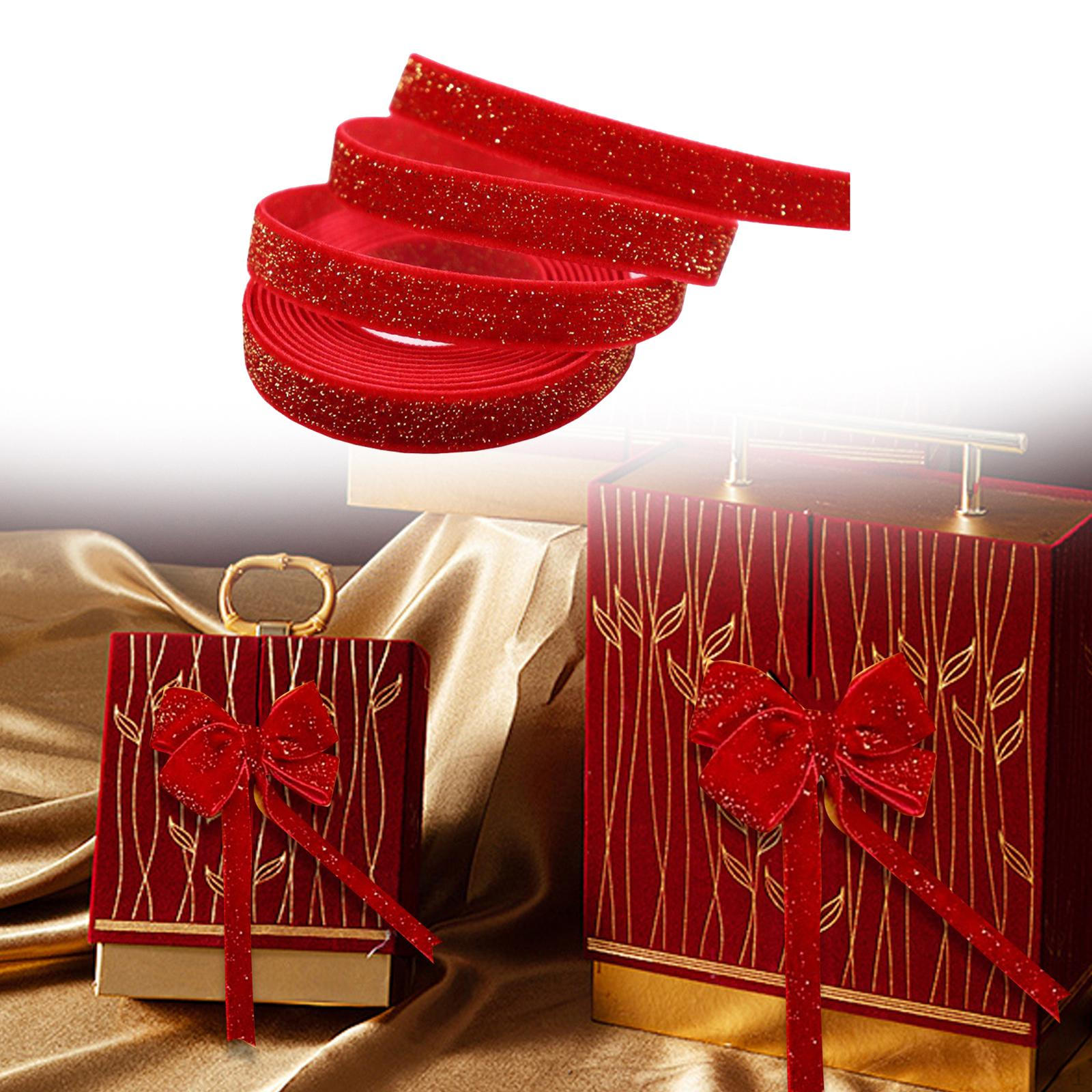 

Різдвяні стрічки, Декорації для пакування квіткових букетів, З дротяним краєм, Для дому, На день народження 10mm