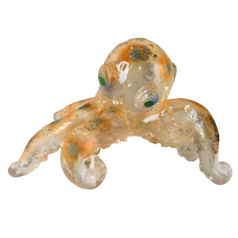 

Crystal Octopuses Statue Sea Animal Figurine,Home Decors Hand Blown Glass Octopuses Sculpture Ornament Coastal Decors