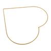 Heart Shaped Metal Wreath Frame Valentine Day Floral Arrangement Wire Hoop Wreath Decor for Home Party Wedding