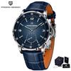 PAGANI DESIGN PD1790 Men's Automatic Mechanical Watch 10Bar Waterproof Sapphire Glass Fashion Leisure Leather Wristwatch For Man