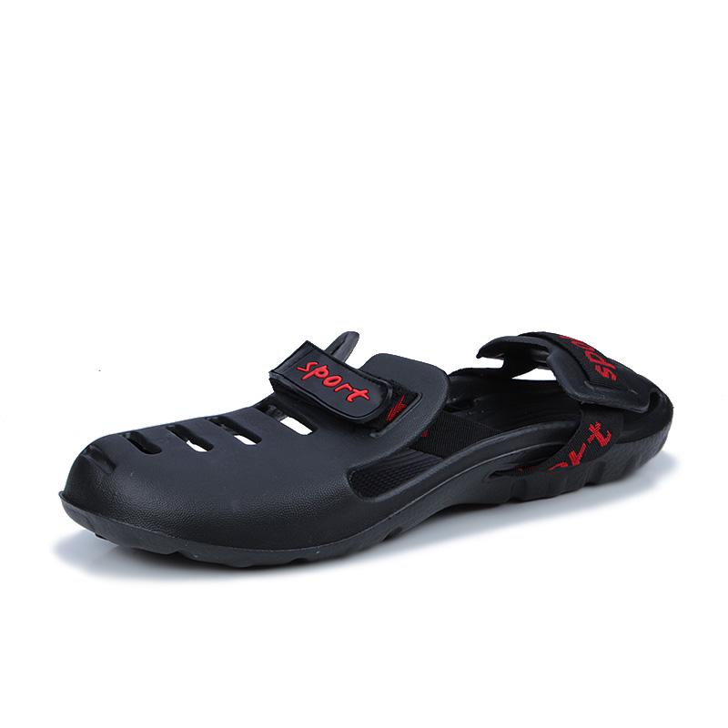 Summer Beach Water Sandals Students Outdoor Waterproof Slippers Solid Lightweight Breathable Sport Aqua Shoes Men Big Size 39-45