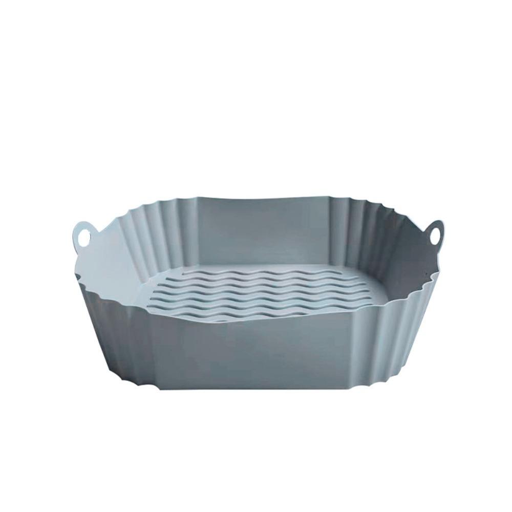 Soft Square Silicone Pot Mould Liners Baking Basket New Silicone Mold  for Air Fryer