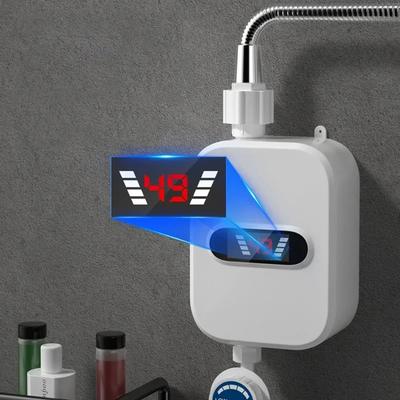 3500W Durchlauferhitzer Mini Warmwasserbereiter Thermostatisches Waschheizsystem mit Digitalanzeige für Küche Badezimmer