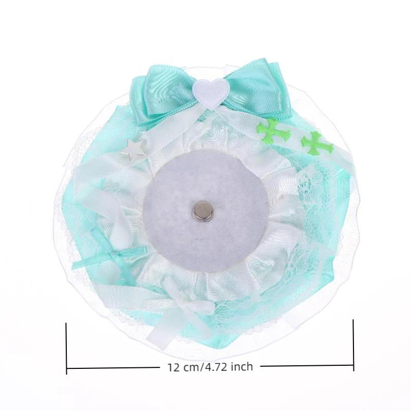 Süßer Lolita-Abzeichen-Displayhalter für Ita-Tasche Anime Handgemachtes Abzeichen Rosette Zubehör Dekoration