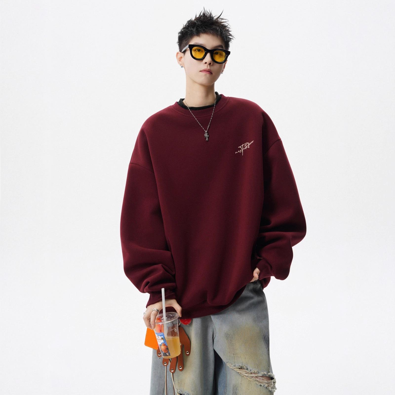 

Осень Американский Дизайн Парная Толстовка Модный Бренд Универсальное Свободное Пальто 5XL