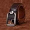 Retro Washed Glossy First Layer Cowhide Belt Men'S Genuine Leather Pin Buckle Versatile Fashion Casual Jeans Belt Men'S