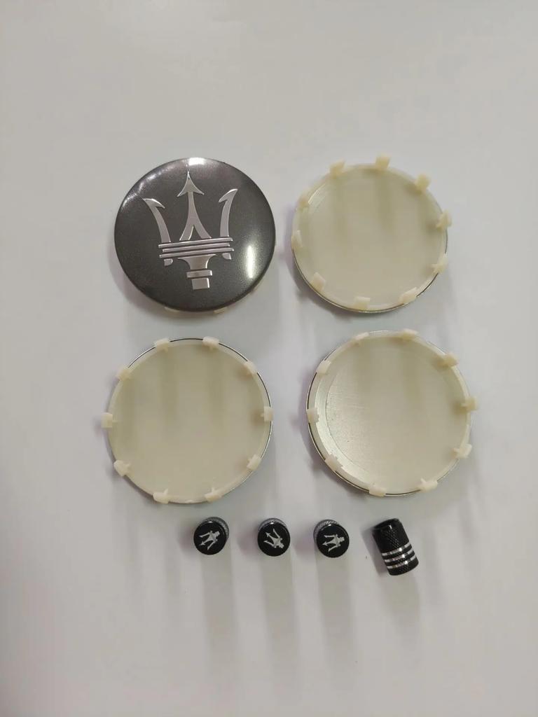 4pcs 8PCS 60MM Car Wheel Center Hup Caps Cover Emblem For Maserati Granturismo Quattroporte Levante Coupe GTS Q4 GT Accessories