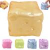 Hand Kneading Toys Stress Relief Cheese Squeeze Toy,Slow Rising Pearlescent Fidget Shaped Toy Simulated Sensory for Adults Kids Portable Decompression