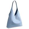 Coach Brooklyn Shoulder Bag, Pebbled Leather Light Blue Gold Hardware Women's Handbag, Casual Daily Travel Commute CU068-B4PUB